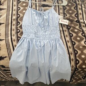 Blue Gingham Dress